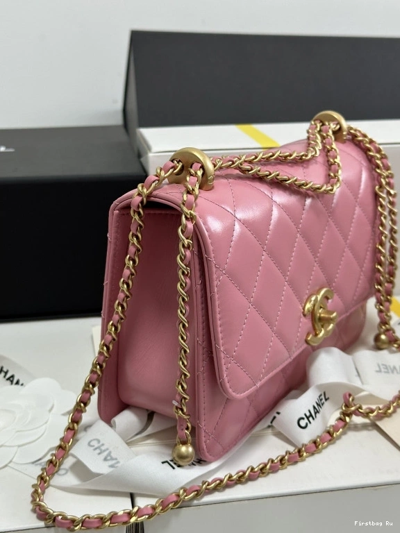 First Bag Ru - 12×19×8cm FLAP BAG CHANEL 0807